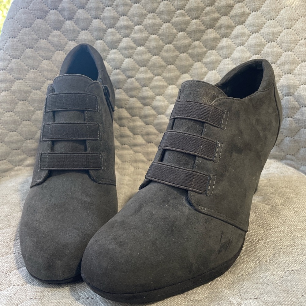 Clarks Black Heeled Boots